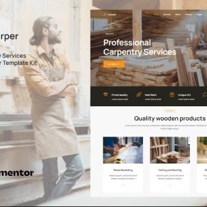 Carper - Carpenter & Craftman Elementor Template Kit
