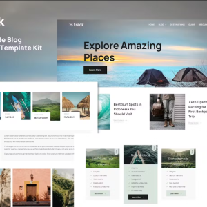Track - Travel Guide Blog Elementor Template Kit