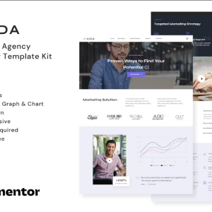 AIDA - Marketing Agency Elementor Template Kit