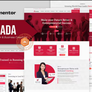 Zenada - Entrepreneur & Business Coaching Elementor Template Kit