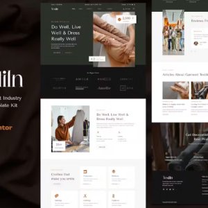 Textiln - Textile & Garment Industry Elementor Template Kit