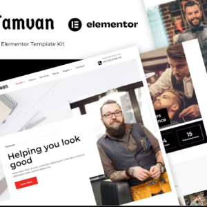 Tamvan - Barbershop Elementor Template Kit