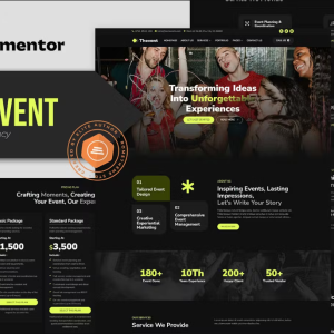 Thevent - Event Agency Elementor Template Kit