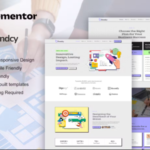 Brandcy - Branding & Digital Marketing Agency Elementor Template Kit