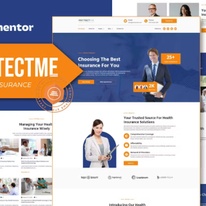 Protectme - Health Insurance Elementor Template Kit
