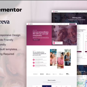 Careva - Senior Care Services Elementor Pro Template Kit