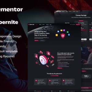 Sabernite - Cyber Security Services Elementor Pro Template Kit