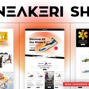 Sneakeri - Sports Shoes Store Elementor Pro Template Kit