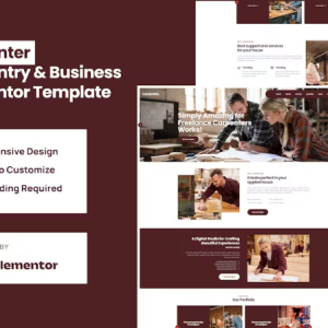 Carpenter - Business Elementor Pro Template Kit