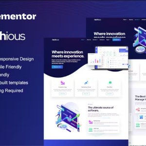 Xtechious - Saas & Digital Tech Company Elementor Template Kit