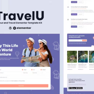 TravelU - Tour & Travel Elementor Template Kit