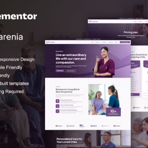 Carenia - Home Care & Private Nursing Services Elementor Template Kit