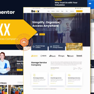 Boxx - Storage Services Company Elementor Template Kit
