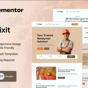 Fixit - Handyman Services Elementor Template Kit