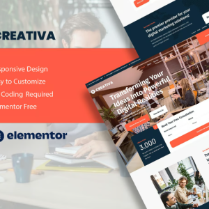 Creativa - Digital Agency Elementor Template Kit