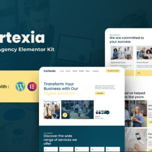 Cortexia - Digital Agency Elementor Template Kit