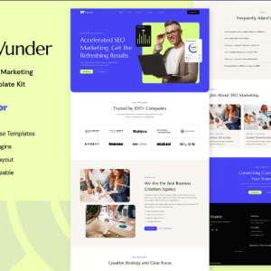 Wunder - SEO & Digital Marketing Elementor Template Kit