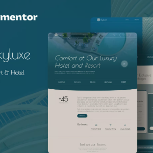 Skyluxe - Luxury Resort & Hotel Elementor Template Kit