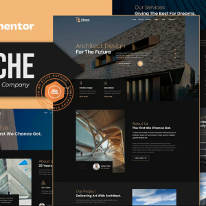 Bache - Architecture Company Elementor Template Kit