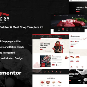 Boskery - Butcher & Meat Shop Template Kit