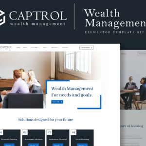Captrol - Wealth Management Elementor Template Kit