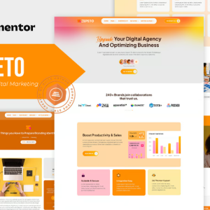 Zepeto - Creative Digital Marketing Elementor Template Kit