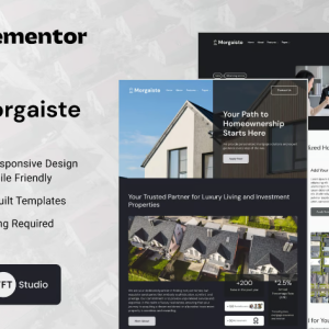 Morgaiste - Real Estate Mortgage Solutions Elementor Template Kit