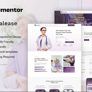 Vitalease - Health Care & Medical Elementor Template Kit