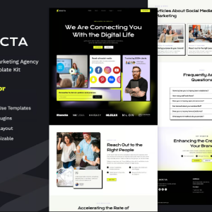Socta - Social Media Marketing Agency Elementor Template Kit