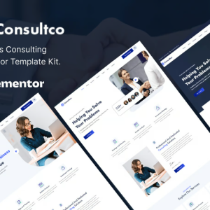 Consultco – Consulting Business Elementor Template Kit