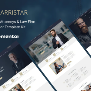 Barristar - Lawyer Attorney and Law Firm Template Kit