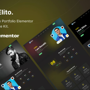 Elito – Creative Portfolio Elementor Template Kit