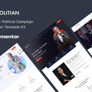 Politian – Political Campaign & Elections Elementor Template Kit