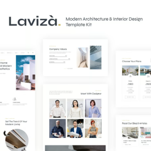 Laviza - Modern Architecture & Interior Design Template Kit