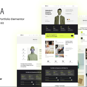 Hola - Personal Portfolio Elementor Template Kit