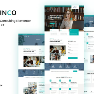 Finco - Financial Consulting Elementor Template Kit