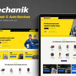 Mechanik - Car Repair & Auto Services Elementor Template Kit