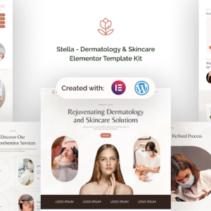 Stella - Dermatology & Skincare Elementor Template Kit