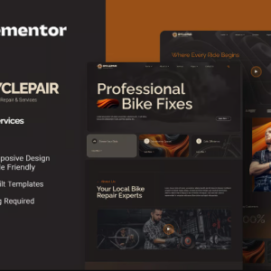 Byclepair - Bicycle & Service Elementor Template Kit