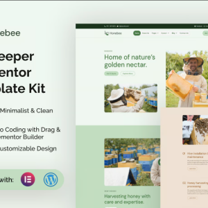 Honebee - Beekeeper Elementor Template Kit