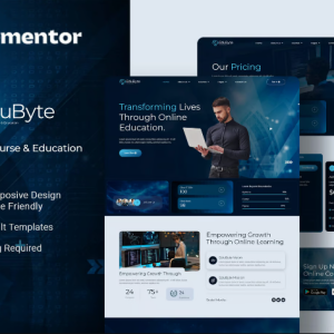 EduByte - IT Online Course & Education Elementor Template Kit