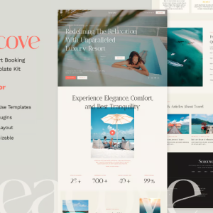 Seacove - Hotel and Resort Booking Elementor Template Kit