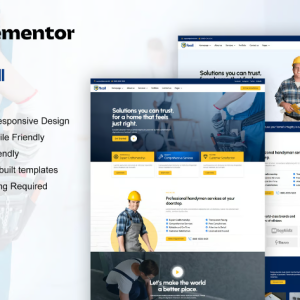 FixAll - Handyman & Repair Service Elementor Pro Template Kit