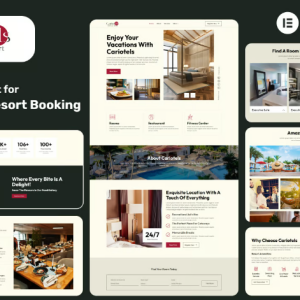 Cariotels – Luxury Hotel & Resort Elementor Template Kit