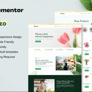 Florazo - WooCommerce Florist & Flower Shop Elementor Template Kit