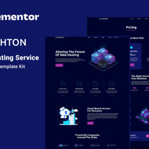 Ashton - Web hosting Elementor Template Kit