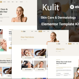 Kulit - Skin Care & Dermatology Elementor Template kit