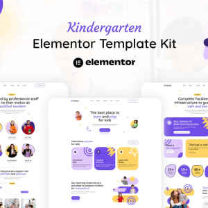 Kiddies - Kindergarten Elementor Template Kit