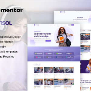 Kursol - Online Course & Education Elementor Pro Template Kit