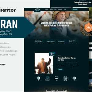Tjoran - Fishing & Angling Club Elementor Template Kit